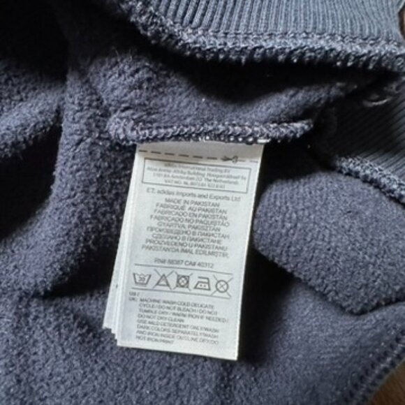 Adidas Originals Trefoil Logo Hoodie – Navy Blue – Size XL - Picture 5 of 5